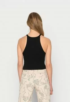 Even&Odd Damen Top - Black/orange -Even Und Odd Verkäufe c95749469de843f694b0f515c8c97c5b