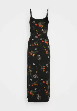 Even&Odd Damen Maxikleid - Black/multicolor -Even Und Odd Verkäufe c974b738818241ad9b7397e912b464b4