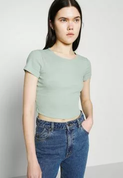 Even&Odd Damen T-Shirt Basic - Mottled Light Green -Even Und Odd Verkäufe c9af22db460842208c26cadabefeafa2