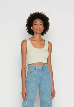 Even&Odd Damen 2 PACK - Top - Black/light Green -Even Und Odd Verkäufe ca1fff2503974cdea6c13c66a4b8f84f