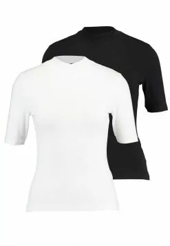 Even&Odd Damen 2 PACK - T-SHIRT BASIC - T-Shirt Basic - White/black 12 Even&Odd Damen 2 PACK - T-SHIRT BASIC - T-Shirt Basic - White/black -Even Und Odd Verkäufe ca338675ce46494898025e6d1b3984fe