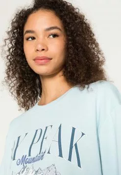 Even&Odd Damen PRINTED OVERSIZED - Sweatshirt - Light Blue 11 Even&Odd Damen PRINTED OVERSIZED - Sweatshirt - Light Blue -Even Und Odd Verkäufe ca485c1425b448e1ab7bea1af43e2c26