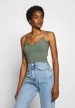 Even&Odd Damen 2 PACK - Top - Green/black -Even Und Odd Verkäufe cac15278cfd14bf18ed71affa2bdfef1