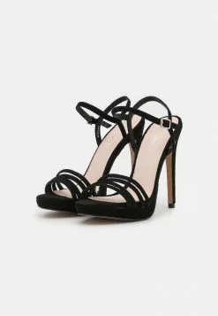 Even&Odd Damen LEATHER - High Heel Sandalette - Black -Even Und Odd Verkäufe cbf23c12412d4e04a5add8f78a873c96