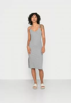 Even&Odd Jerseykleid - Mottled Grey | Damen