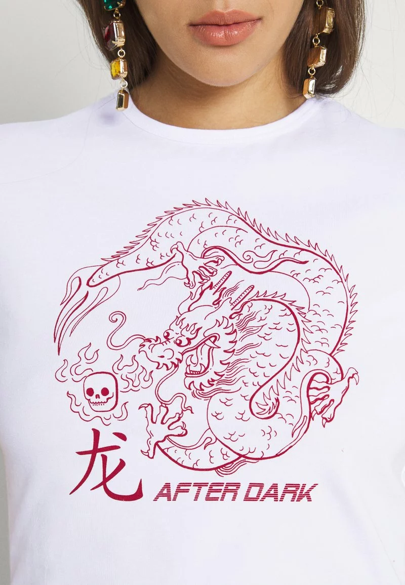 Even&Odd T-Shirt Print - White | Damen 8 Even&Odd T-Shirt Print - White | Damen – Bild 6