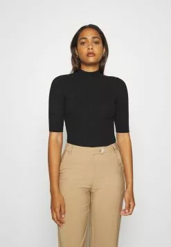 Even&Odd Damen T-Shirt Print - Black