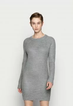 Even&Odd Damen Strickkleid - Mottled Grey