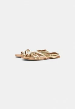 Even&Odd Damen Riemensandalette - Gold -Even Und Odd Verkäufe ce9a2ada59784e02ba5abbdebb67f353