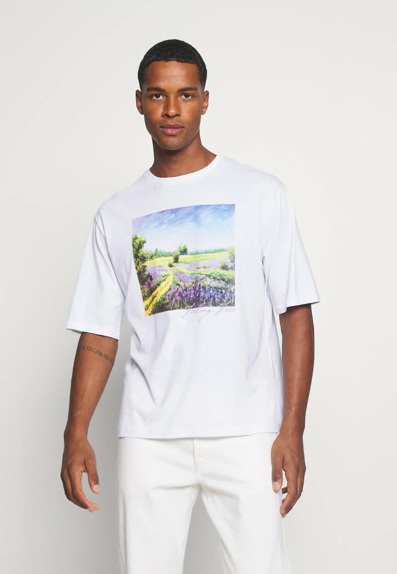 Even&Odd UNISEX - T-Shirt Print - White 3 Even&Odd UNISEX - T-Shirt Print - White