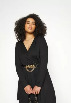 Even&Odd Jerseykleid - Black | Damen -Even Und Odd Verkäufe cf3f498aad03405793e7b83b06fa37bc