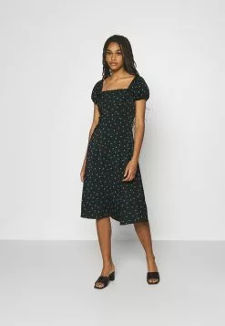Even&Odd Damen Freizeitkleid - Black/green