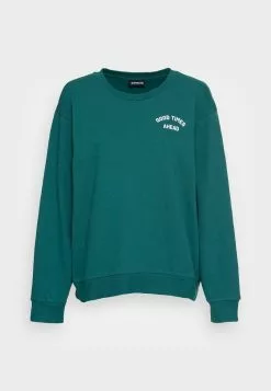 Even&Odd Oversized Printed Sweatshirt - Sweatshirt - Dark Green | Damen -Even Und Odd Verkäufe cfb863748a6a45d5965c823579334bfc