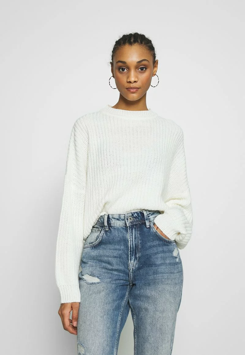 Even&Odd Damen OVERSIZED JUMPER - Strickpullover - White 3 Even&Odd Damen OVERSIZED JUMPER - Strickpullover - White