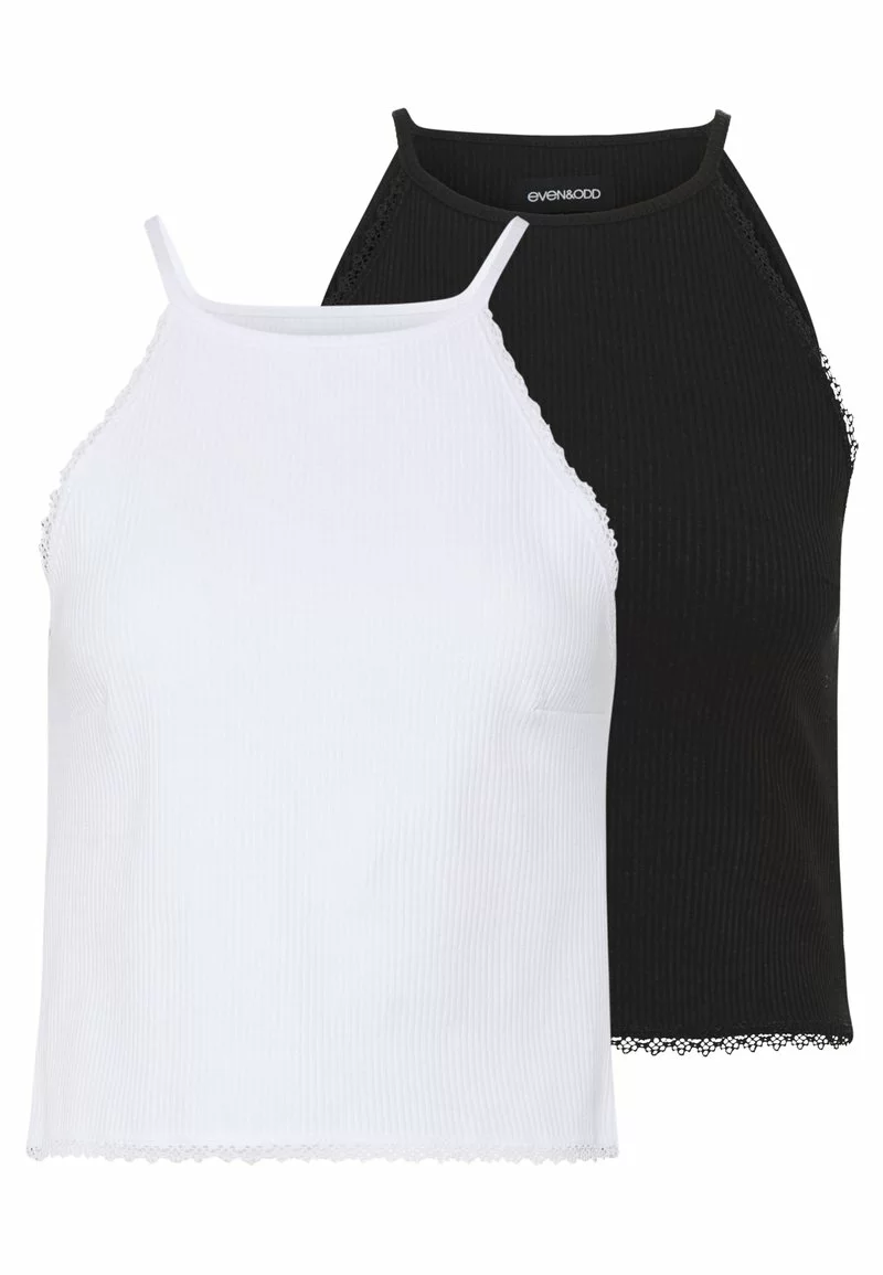 Even&Odd Damen 2 PACK - Top - Black/white 3 Even&Odd Damen 2 PACK - Top - Black/white