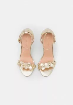 Even&Odd Damen High Heel Sandalette - Gold -Even Und Odd Verkäufe d13685279fb44030bfd576475d8d0aef