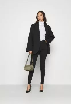 Even&Odd Damen Jeans Skinny Fit - Black Denim -Even Und Odd Verkäufe d21278bfac164f968cfc8664f92e4974