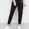 Even&Odd Damen Printed Loose Fit Joggers - Jogginghose - Black -Even Und Odd Verkäufe d28270287d2a47479c4a88f2f3b4897b