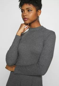 Even&Odd Damen Jerseykleid - Dark Grey -Even Und Odd Verkäufe d59d4846f13e4cc597291d3e7c993d20