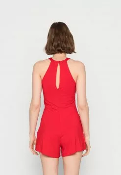 Even&Odd Damen Jumpsuit - Red -Even Und Odd Verkäufe d5a52090a5e4431e9e5181af05f03763