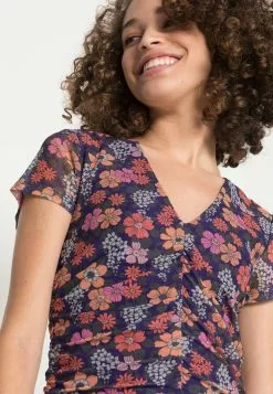 Even&Odd Damen Freizeitkleid - Dark Blue/multi Coloured -Even Und Odd Verkäufe d5ad4a6efce94dedb85f4ac2f3507ab8