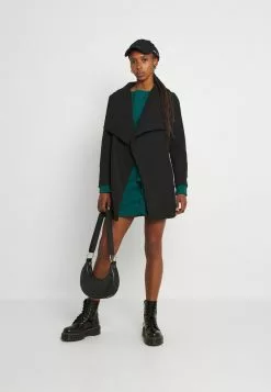 Even&Odd Damen Casual Sweat Mini Belted Dress - Freizeitkleid - Blue -Even Und Odd Verkäufe d5f226bf92834b099349983b14219f61