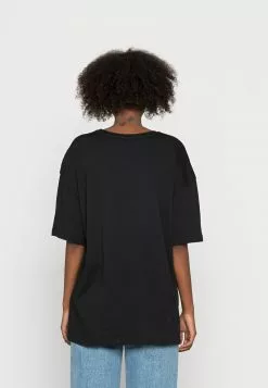 Even&Odd Damen LIZ SMILE DAISY TEE - T-Shirt Print - Black -Even Und Odd Verkäufe d745e7dd43204e32a7990150711513cb