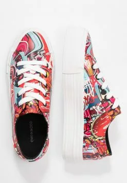 Even&Odd Damen Sneaker Low - Multicoloured -Even Und Odd Verkäufe d7ec38135dbf4cf9ab2a4d921d961e64