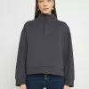 Even&Odd Damen OVERSIZED POPPER HIGH NECK - Sweatshirt - Grey 1 Even&Odd Damen OVERSIZED POPPER HIGH NECK - Sweatshirt - Grey -Even Und Odd Verkäufe d88dc5774a394534bb50a2a7d88eb684
