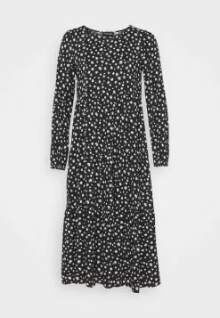 Even&Odd Damen Freizeitkleid - Black/white -Even Und Odd Verkäufe d9250db9153448cd8321aa0dff7f77dc