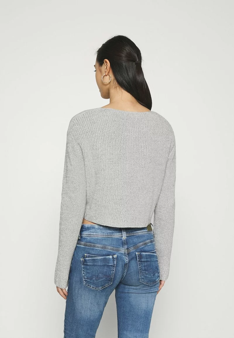 Even&Odd Damen Strickpullover - Mottled Grey 5 Even&Odd Damen Strickpullover - Mottled Grey – Bild 3