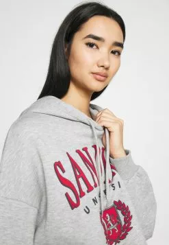 Even&Odd Damen OVERSIZED CROPPED PRINTED HOODIE - Kapuzenpullover - Mottled Light Grey 11 Even&Odd Damen OVERSIZED CROPPED PRINTED HOODIE - Kapuzenpullover - Mottled Light Grey -Even Und Odd Verkäufe dab4f6482b224fc68e313a1f00ec5749
