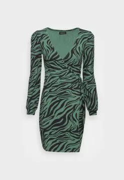 Even&Odd Damen Jerseykleid - Black/green -Even Und Odd Verkäufe dba7c72271f44d0ea720bb99b4231cb6
