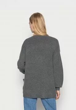 Even&Odd Damen Strickjacke - Mottled Dark Grey -Even Und Odd Verkäufe dd09e7860180465cb32deeb31c972f98