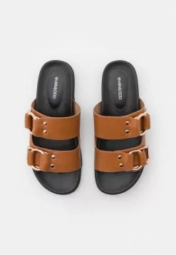 Even&Odd Damen Pantolette Flach - Cognac 13 Even&Odd Damen Pantolette Flach - Cognac -Even Und Odd Verkäufe dd8ca15c15284e92b092878c1b22063b