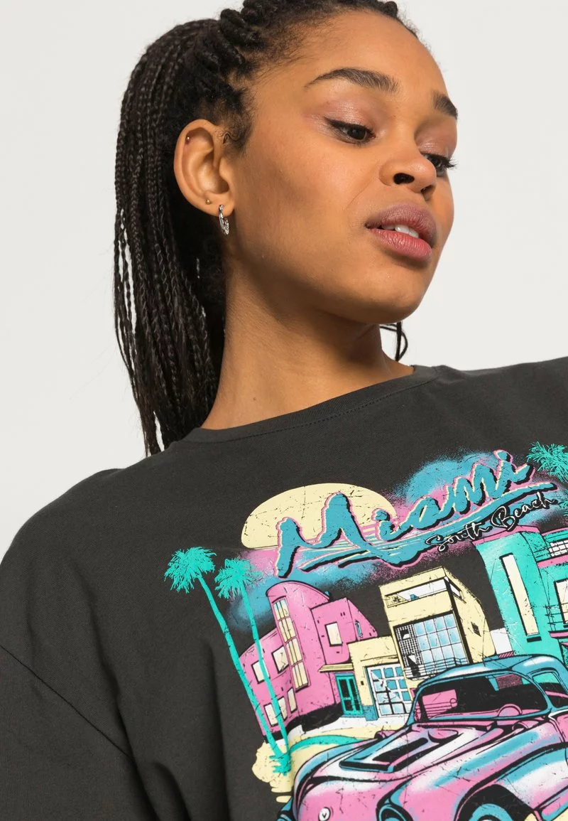 Even&Odd Damen T-Shirt Print - Black 7 Even&Odd Damen T-Shirt Print - Black – Bild 5