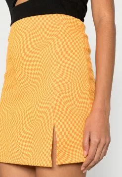 Even&Odd Damen Minirock - Orange -Even Und Odd Verkäufe ded909720efe44fa92140c2f9c5413a5