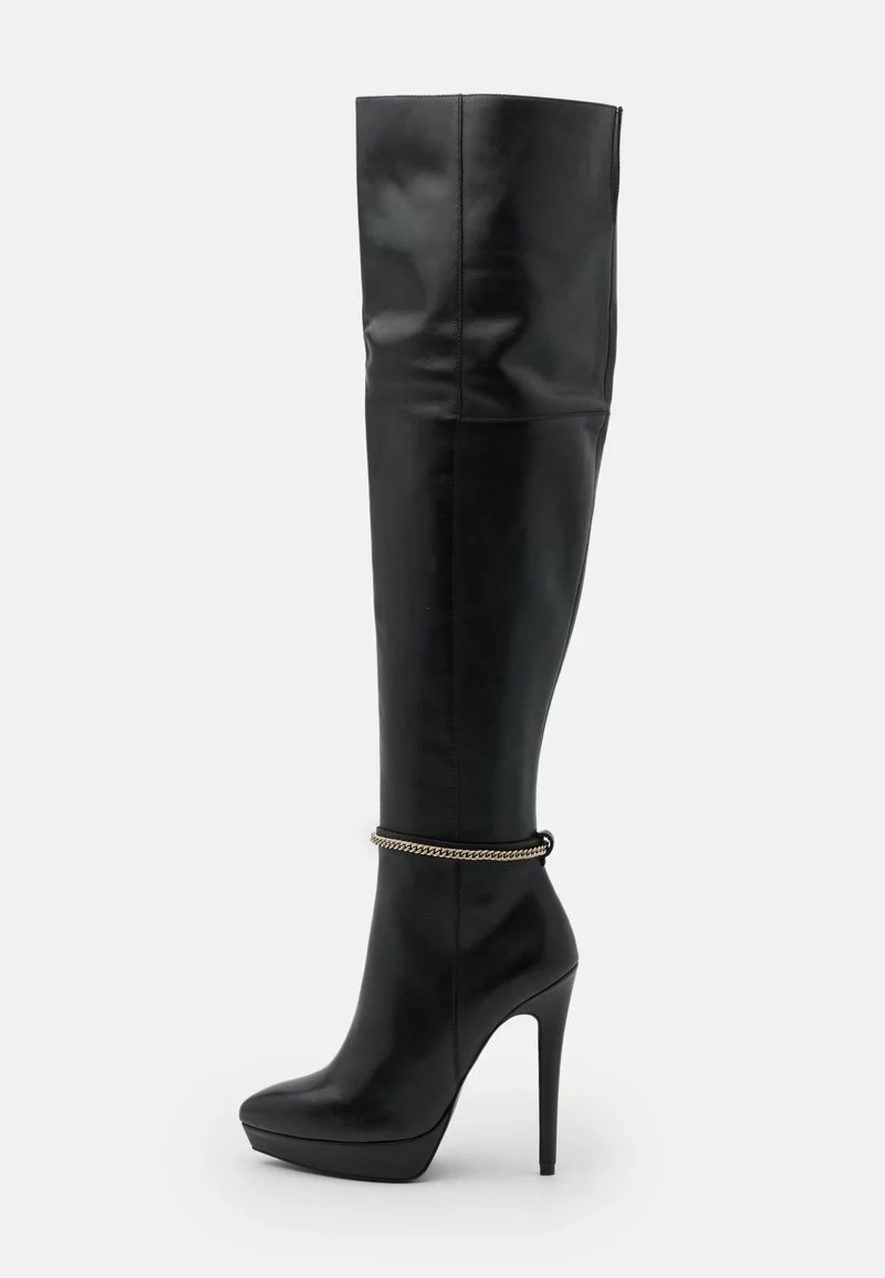 Even&Odd Damen LEATHER - High Heel Stiefel - Black 4 Even&Odd Damen LEATHER - High Heel Stiefel - Black – Bild 2