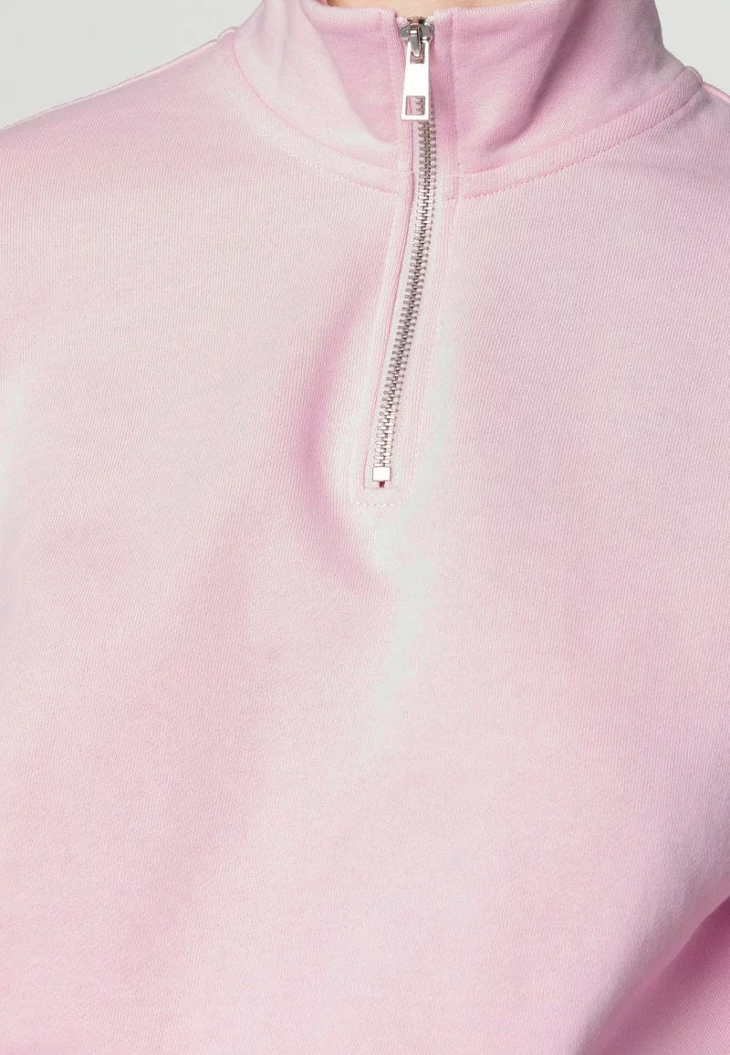 Even&Odd Damen CROPPED WITH HALF ZIP COLLAR - Sweatshirt - Light Pink 7 Even&Odd Damen CROPPED WITH HALF ZIP COLLAR - Sweatshirt - Light Pink – Bild 5