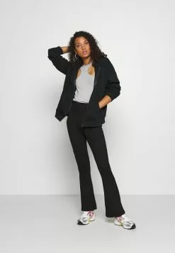 Even&Odd Damen OVERSIZED HOODED ZIP JACKET - Sweatjacke - Black -Even Und Odd Verkäufe e01c168c3f534ae7b27fe6b215d1aa61