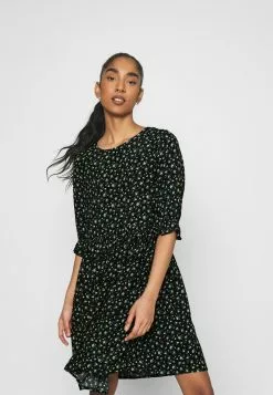 Even&Odd Freizeitkleid - Black/yellow | Damen -Even Und Odd Verkäufe e28ce720e0d147da8426237f6b27d074