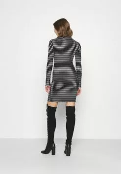 Even&Odd Damen Rushed Edges Mini High Neck Long Sleeves Dress - Etuikleid - Black/ White 11 Even&Odd Damen Rushed Edges Mini High Neck Long Sleeves Dress - Etuikleid - Black/ White -Even Und Odd Verkäufe e35b0cd91fe44a6f812e9727d6988182