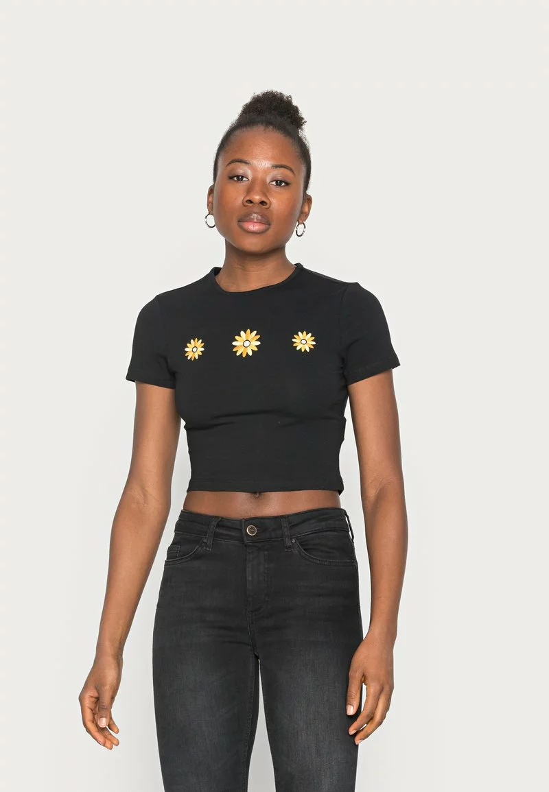 Even&Odd Damen T-Shirt Print - Black 3 Even&Odd Damen T-Shirt Print - Black