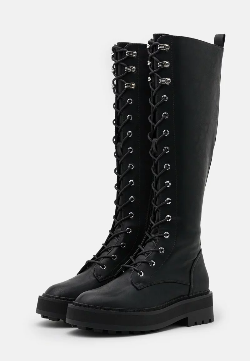 Even&Odd Damen Plateaustiefel - Black 5 Even&Odd Damen Plateaustiefel - Black – Bild 3