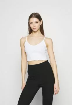 Even&Odd Damen STRAPPY LETTUCE CROP 3 PACK - Top - Black/white/grey -Even Und Odd Verkäufe e5cb5d8707af4b608fecc7f645cf7d19