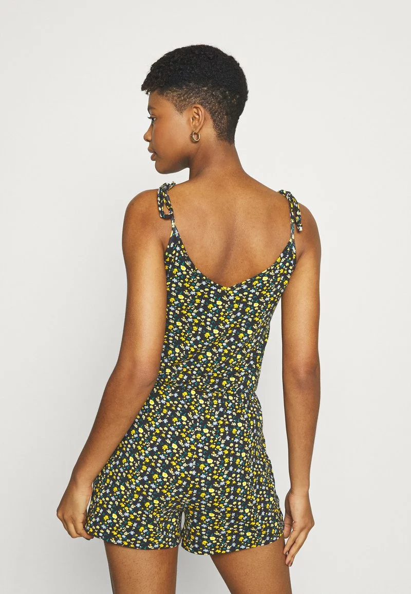 Even&Odd Jumpsuit - Black/yellow | Damen 5 Even&Odd Jumpsuit - Black/yellow | Damen – Bild 3