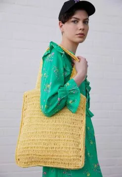 Even&Odd Damen Shopping Bag - Yellow -Even Und Odd Verkäufe e7de156931a74f46b42c485c5d7b82bb