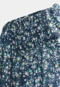 Even&Odd Damen PRINTED BLOUSE - Bluse - Blue -Even Und Odd Verkäufe e90cbedc8f0a4fdca80ef5905e7b006d