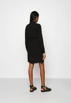 Even&Odd Damen Blusenkleid - Black -Even Und Odd Verkäufe e90e319c0aae44e99a585d994b48ae68