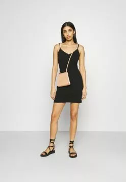 Even&Odd Damen Scallop Edge Mini Strap Dress - Etuikleid - Black -Even Und Odd Verkäufe ed3f290342454e59b3de62204e0049bf